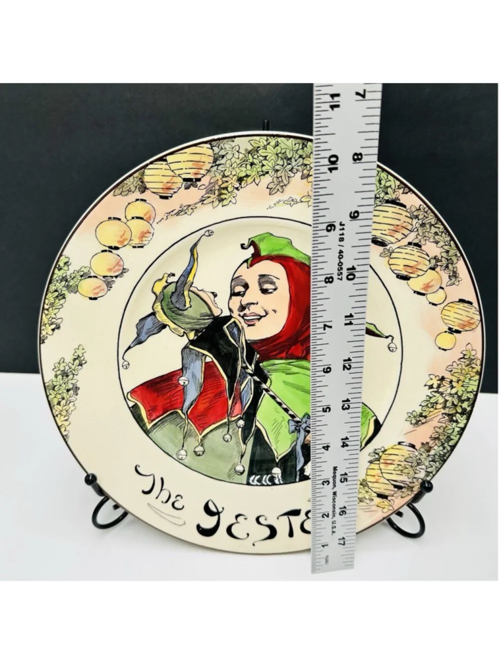 Vintage Royal Doulton The Jester 10.5" Collector's Plate England - Picture 12 of 12